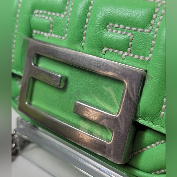 SOLD!Fendi Zucca Nano Baguette Crossbody Bag - Picture 3 of 14